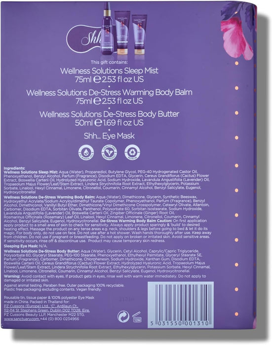 Sanctuary Spa Beauty Sleep Journal Wellness 4 Piece Gift Set - Beautynstyle