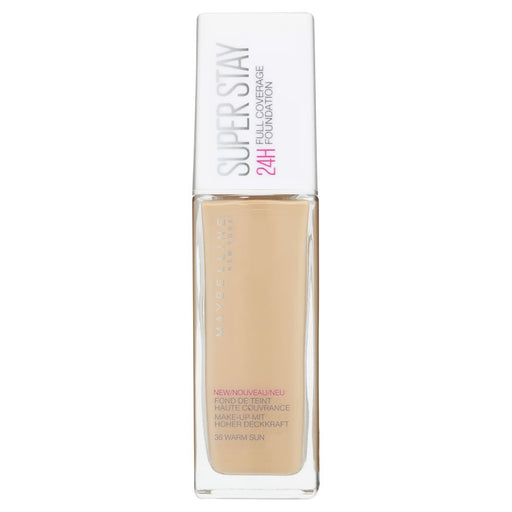 Maybelline Super Stay Full Coverage Foundation 36 Warm Sun - Beautynstyle