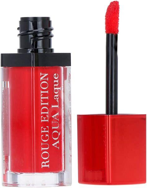 Bourjois Rouge Edition Aqua Laque Lipstick 06 Feeling Reddy - Beautynstyle