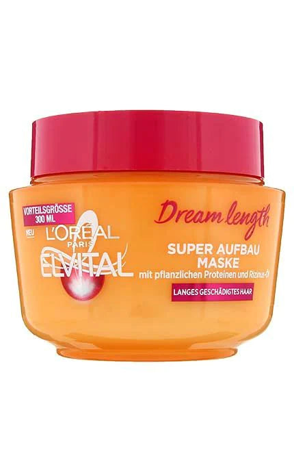 L'Oreal Elvive Dream Lengths Long Hair Mask for Long Damaged Hair Pack Of 3 - Beautynstyle