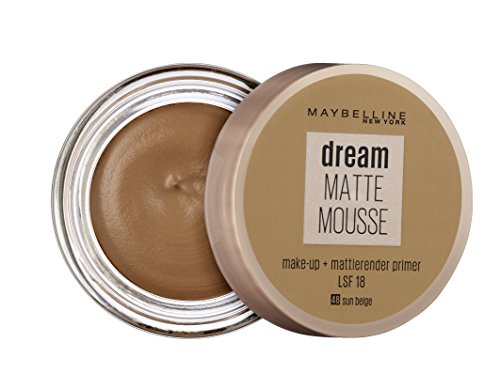 Maybelline Dream Matte Mousse Make Up Primer 48 Sun Beige - Beautynstyle