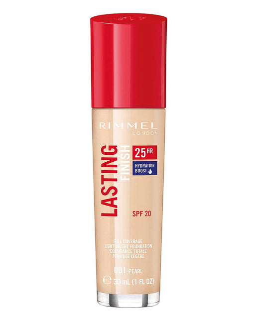 Rimmel Lasting Finish 25HR Skin Perfecting Foundation 001 Pearl - Beautynstyle