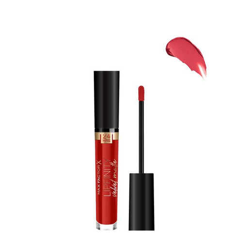 Max Factor Lipfinity Velvet Matte Lipstick 025 Red Luxury - Beautynstyle