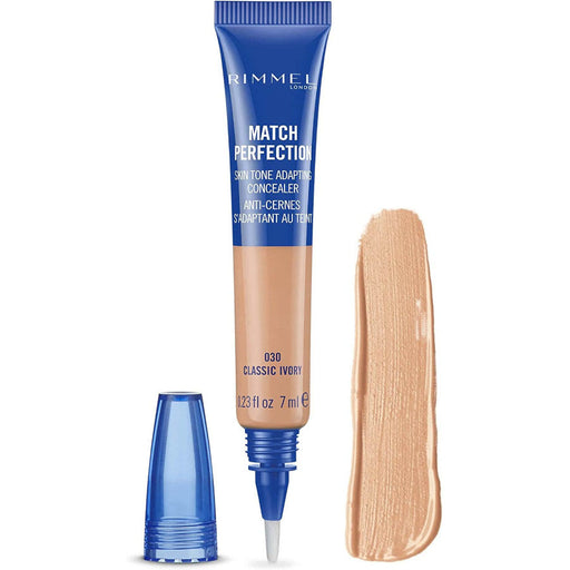 Rimmel Match Perfection Skin Tone Adapting Concealer 030 Classic Ivory - Beautynstyle