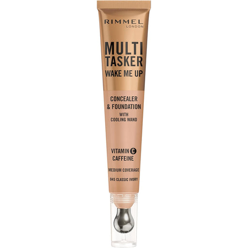 Rimmel Multi Tasker Wake Me Up Concealer & Foundation 045 Classic Ivory - Beautynstyle