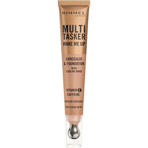Rimmel Multi Tasker Wake Me Up Concealer & Foundation 055 Classic Beige - Beautynstyle
