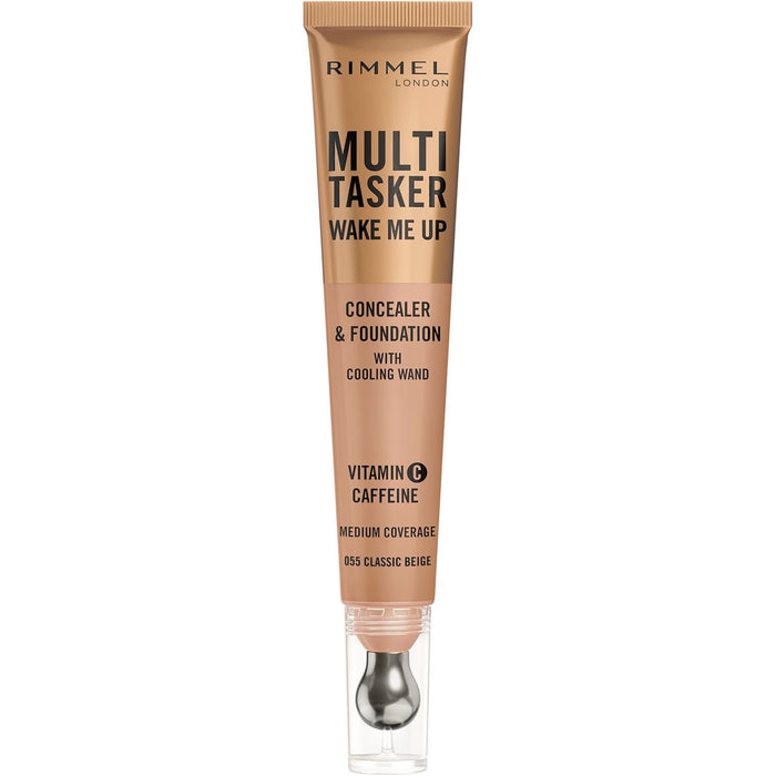 Rimmel Multi Tasker Wake Me Up Concealer & Foundation 055 Classic Beige - Beautynstyle