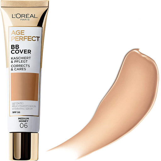 L'Oreal Age Perfect BB Cover Foundation 06 Medium Honey - Beautynstyle