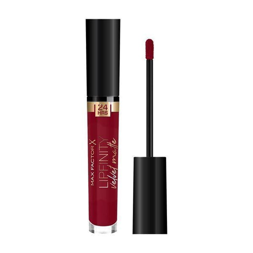 Max Factor Lipfinity Velvet Matte Lipstick 090 Red Allure - Beautynstyle