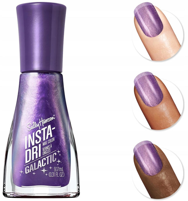 Sally Hansen Insta-Dri Galactic Nail Colour Nail Polish 112 Planet-Purple - Beautynstyle
