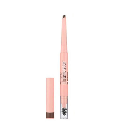 Maybelline Total Brow Temptation Angled Shaping Pencil Definer Medium Brown - Beautynstyle