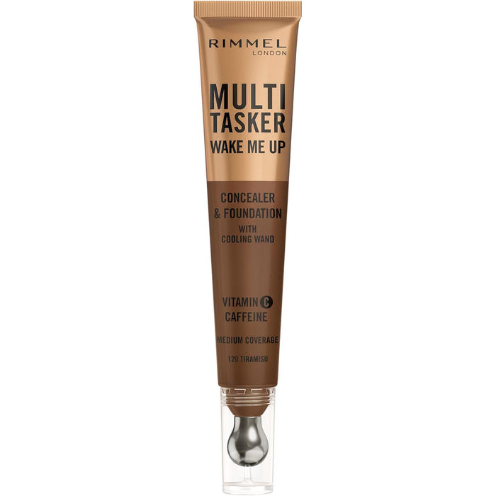 Rimmel Multi Tasker Wake Me Up Concealer & Foundation 120 Tiramisu - Beautynstyle