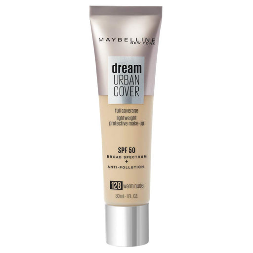 Maybelline Dream Urban Cover Foundation 128 Warm Nude - Beautynstyle