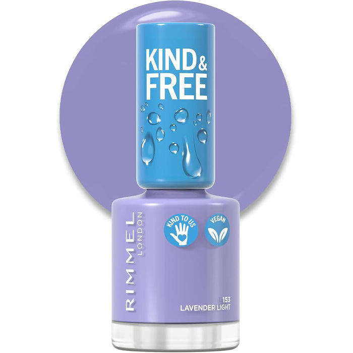 Rimmel London Kind & Free Nail Polish 153 Lavender Light - Beautynstyle