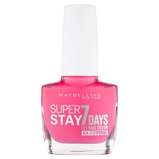 Maybelline Super Stay 7 Days Gel Non-Stop Pink Nail Polish 160 Magenta Surge - Beautynstyle
