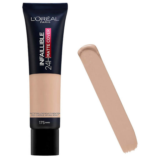 L'Oreal Paris Infallible 24HR Matte Cover Foundation 175 Sand - Beautynstyle