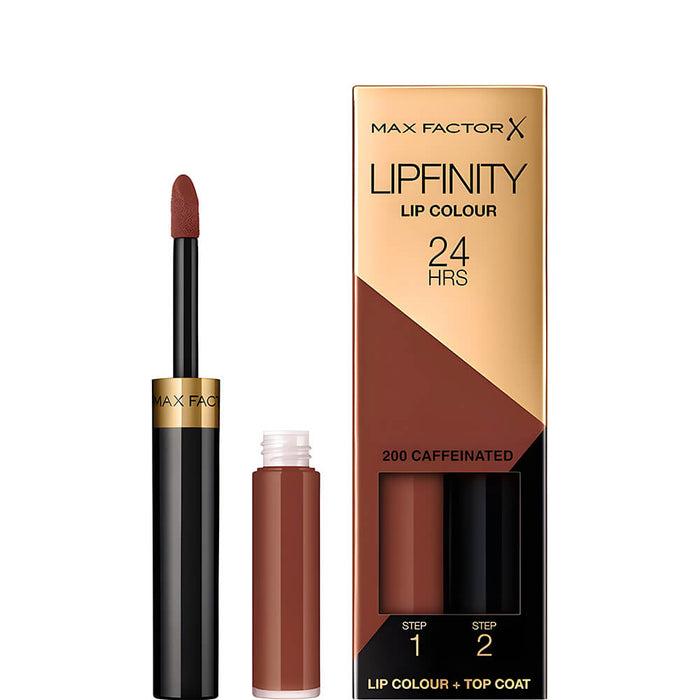Max Factor Lipfinity Lip Color 24 Hour Lipstick 200 Cafinated - Beautynstyle