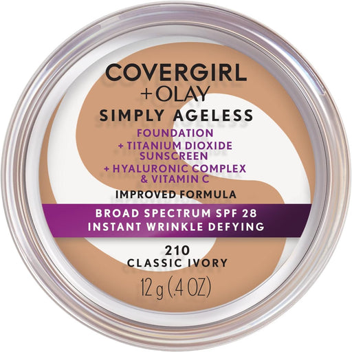 Covergirl & Olay Simply Ageless Foundation 210 Classic Ivory - Beautynstyle