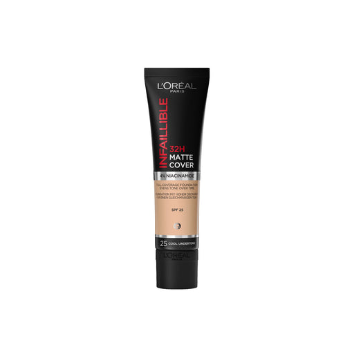 L'Oreal Paris Infallible 32HR Matte Cover Foundation 25 Cool Undertone - Beautynstyle