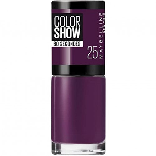 Maybelline Color Show 60 Seconds Nail Polish 25 Plum It Up - Beautynstyle