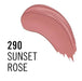 Rimmel London Lasting Finish Lipstick 290 Sunset Rose - Beautynstyle