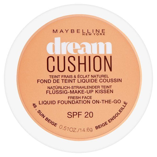 Maybelline Dream Cushion Liquid Foundation 48 Sun Beige - Beautynstyle