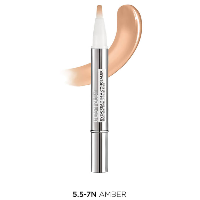 L'Oreal Paris True Match Eye Cream In A Concealer 5.5-7.N Amber - Beautynstyle