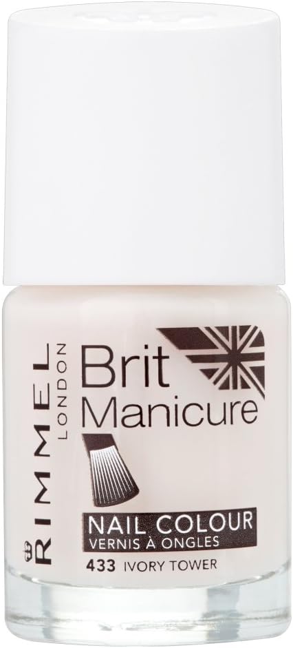 Rimmel London Brit Manicure Nail Colour 433 Ivory Tower - Beautynstyle
