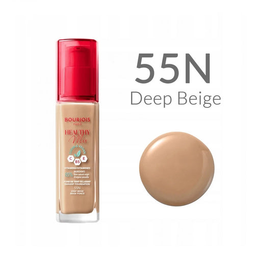 Bourjois Healthy Mix Foundation Clean & Vegan 55N Deep Beige - Beautynstyle