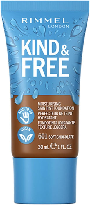 Rimmel London Kind & Free Moisturing Skin Tint Foundation 601 Soft Chocolate