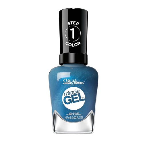 Sally Hansen Miracle Gel Pearl Nail Polish 644 Distressed Denim - Beautynstyle