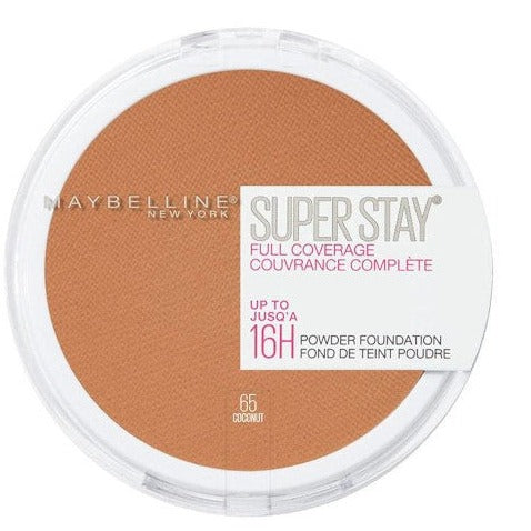 Maybelline Superstay Full Coverage 16HR Powder Foundation 65 Coconut - Beautynstyle