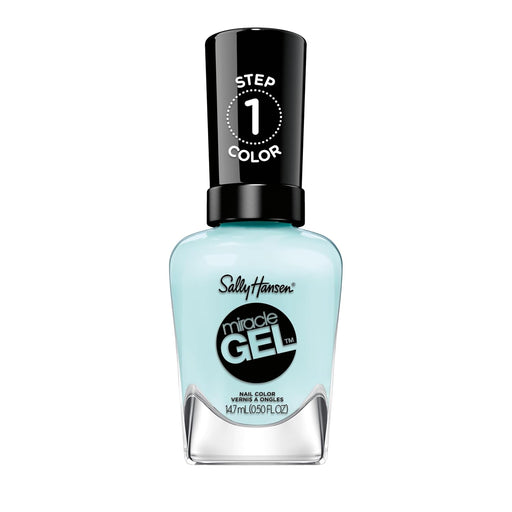 Sally Hansen Miracle Gel Pearl Nail Polish 668 Grand Cyan - Beautynstyle