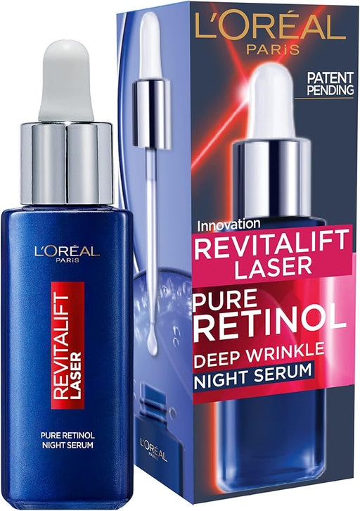 L'Oreal Revitalift Laser Pure Retinol Deep Wrinkle Night Serum 30ml - Beautynstyle