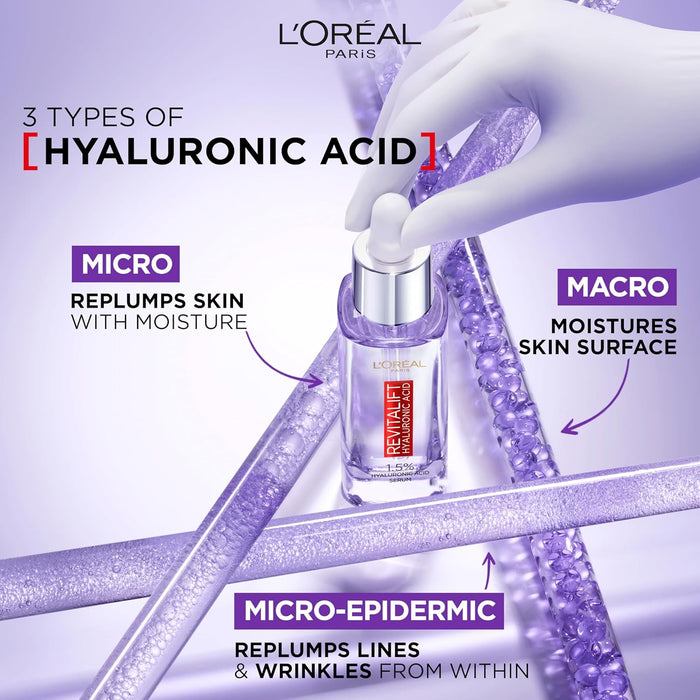 L'Oreal Revitalift Filler Hyaluronic Acid Anti Wrinkle Serum 30ml - Beautynstyle