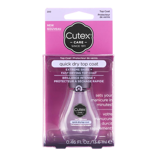 Cutex Quick Dry Top Coat Nail Treatment - Beautynstyle