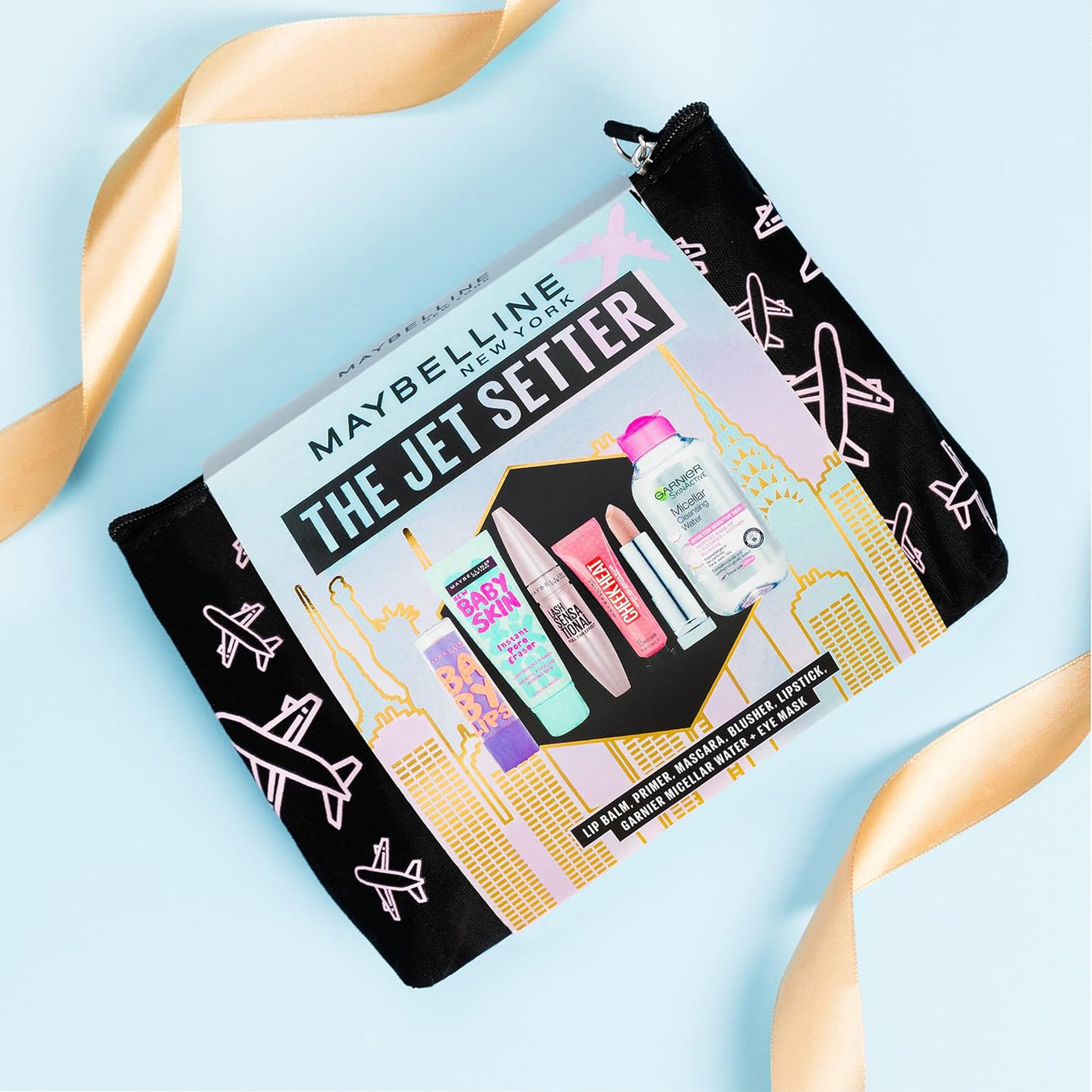 Maybelline The Jet Setter Make Up 8 Piece Travel Kit Gift Set