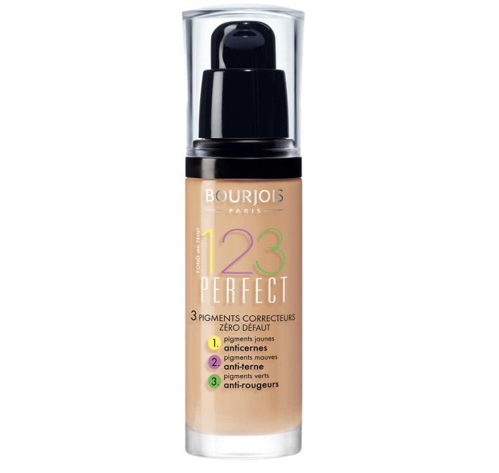 Bourjois 123 Perfect Foundation 53 Light Beige - Beautynstyle