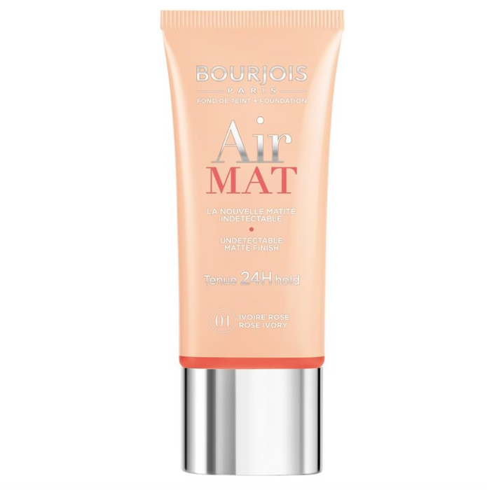 Bourjois Air Mat Foundation Matte Finish 01 Rose Ivory - Beautynstyle