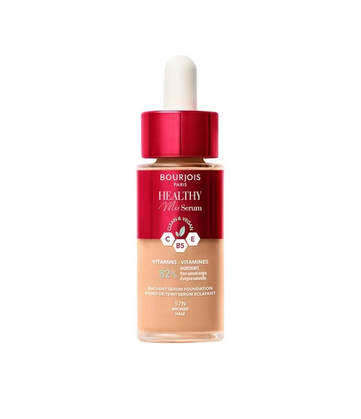 Bourjois Healthy Mix Clean & Vegan Serum Foundation 57N Bronze - Beautynstyle