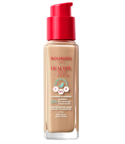 Bourjois Healthy Mix Foundation Clean & Vegan 55N Deep Beige - Beautynstyle