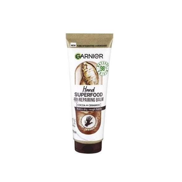 Garnier Hand Superfood 48HR Repairing Balm Cocoa And Ceramide 75ml - Beautynstyle