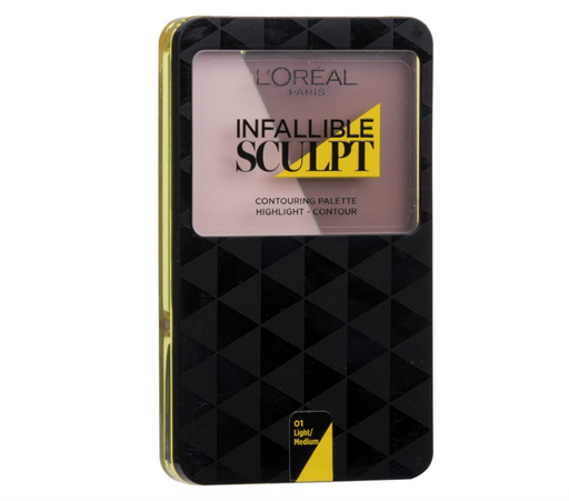 L'Oreal Paris Infallible Sculpt Contour Palette 01 Light Medium - Beautynstyle