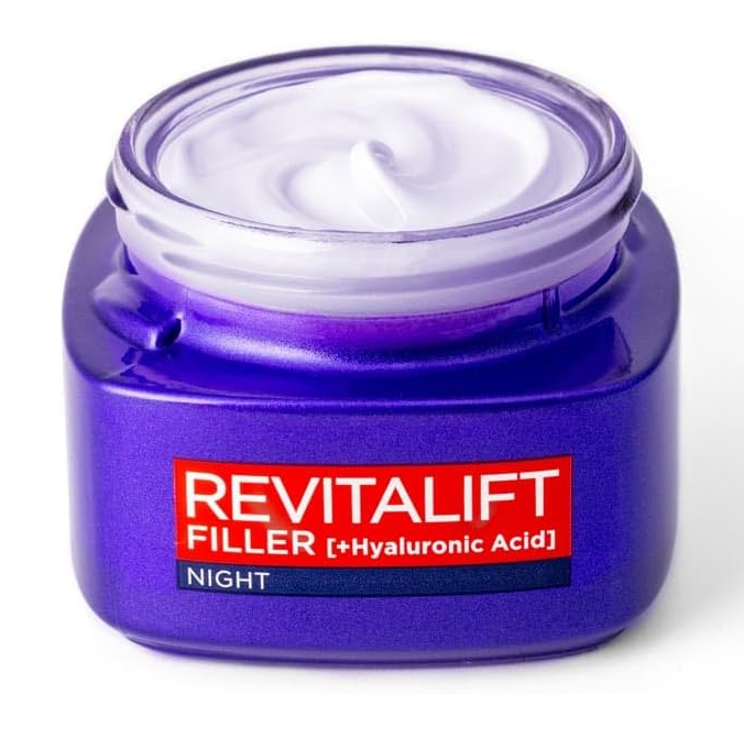 L'Oréal Revitalift Filler Deep Replumping Anti Ageing Night Cream 50ml - Beautynstyle