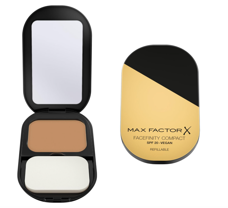 Max Factor Facefinity Compact Powder Foundation SPF 20 Vegan 076 Warm Golden - Beautynstyle