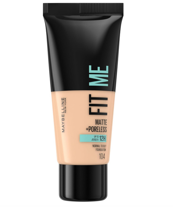 Maybelline Fit Me Foundation Matte & Poreless 104 Soft Ivory - Beautynstyle