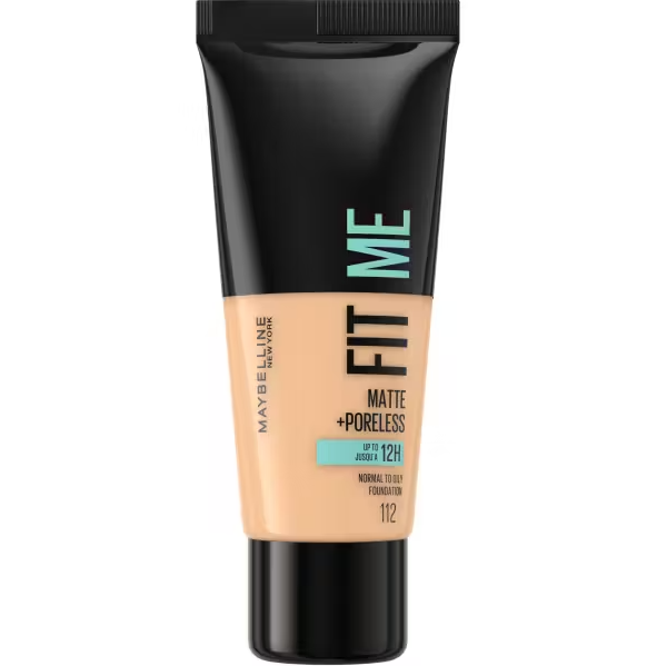 Maybelline Fit Me Foundation Matte & Poreless 112 Soft Beige - Beautynstyle