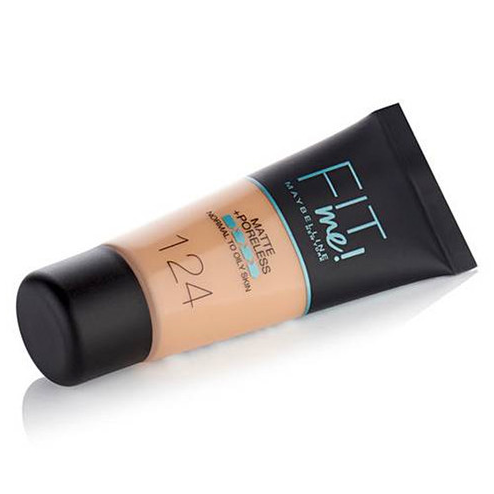 Maybelline Fit Me Foundation Matte & Poreless 124 Soft Sand - Beautynstyle