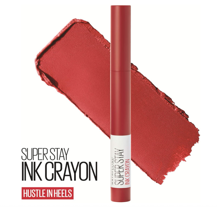 Maybelline Superstay Matte Ink Lip Crayon 45 Hustle In Heels - Beautynstyle