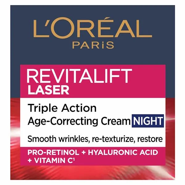 L'Oreal Revitalift Laser Triple Action Age Correcting Night Cream